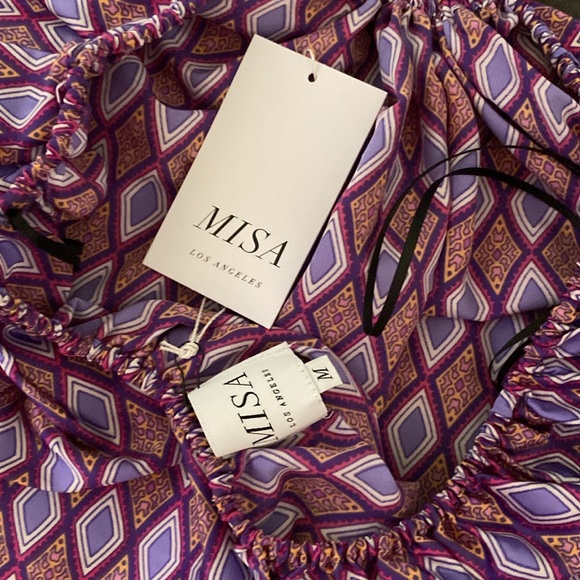 NWT MISA Los Angeles Halter Cutout Top - Picture 9 of 11